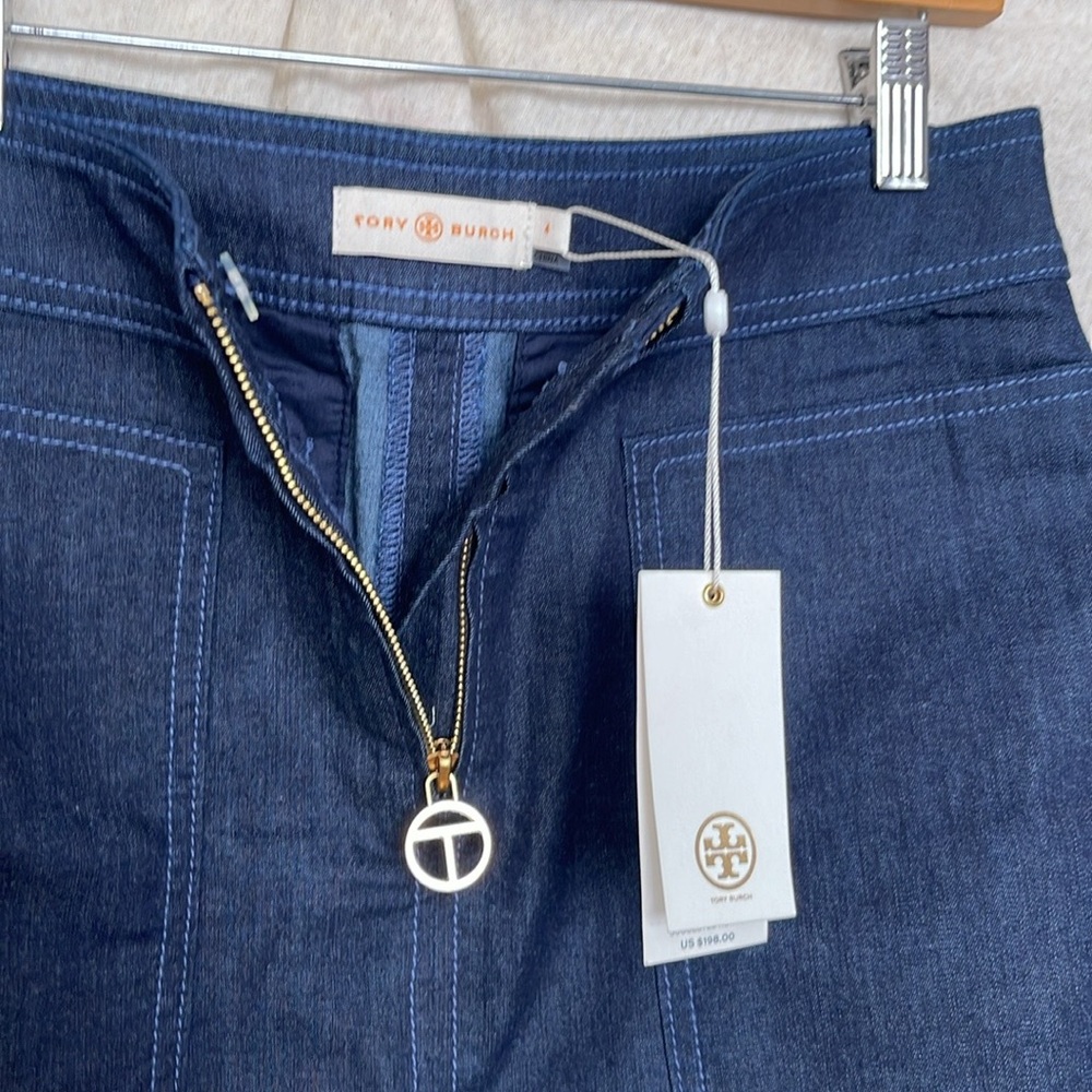 Brand new Troy Burch Mini Jean Skirt Size 4